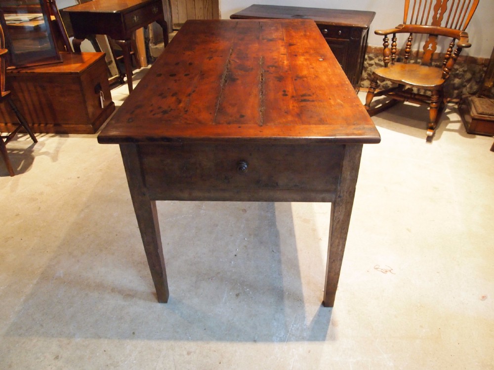 Table dining refectory farmhouse French Cherry wood c1800 View II