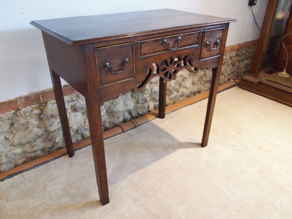 Table lowboy lamp side console hall George III c1770 View II