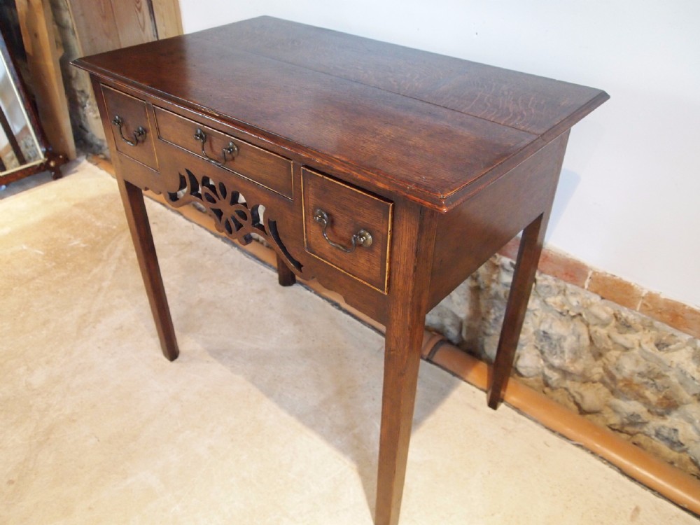 Table lowboy lamp side console hall George III c1770 View VII