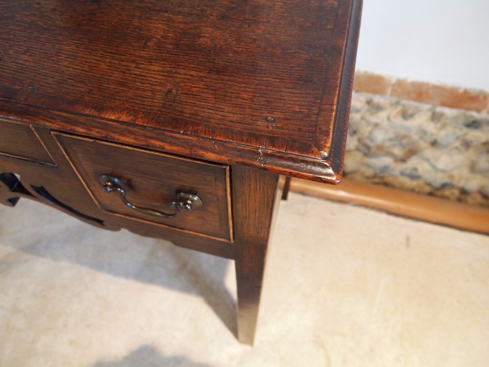 Table lowboy lamp side console hall George III c1770 View IX