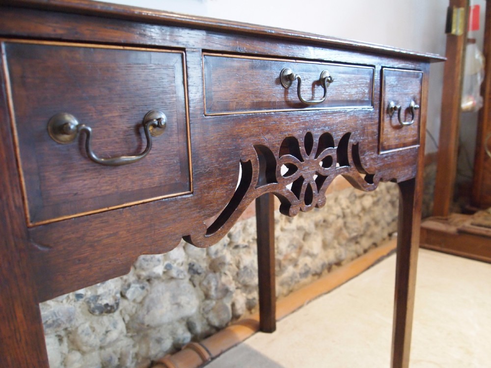Table lowboy lamp side console hall George III c1770 View X