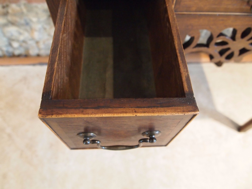 Table lowboy lamp side console hall George III c1770 View XI