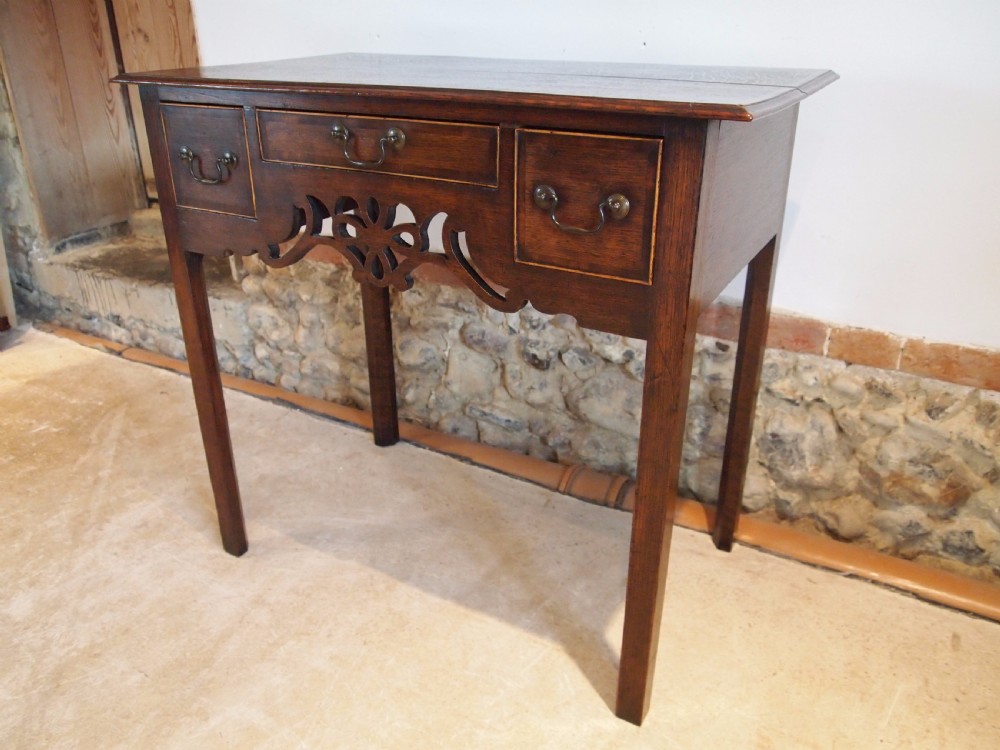 Table lowboy lamp side console hall George III c1770 View XII