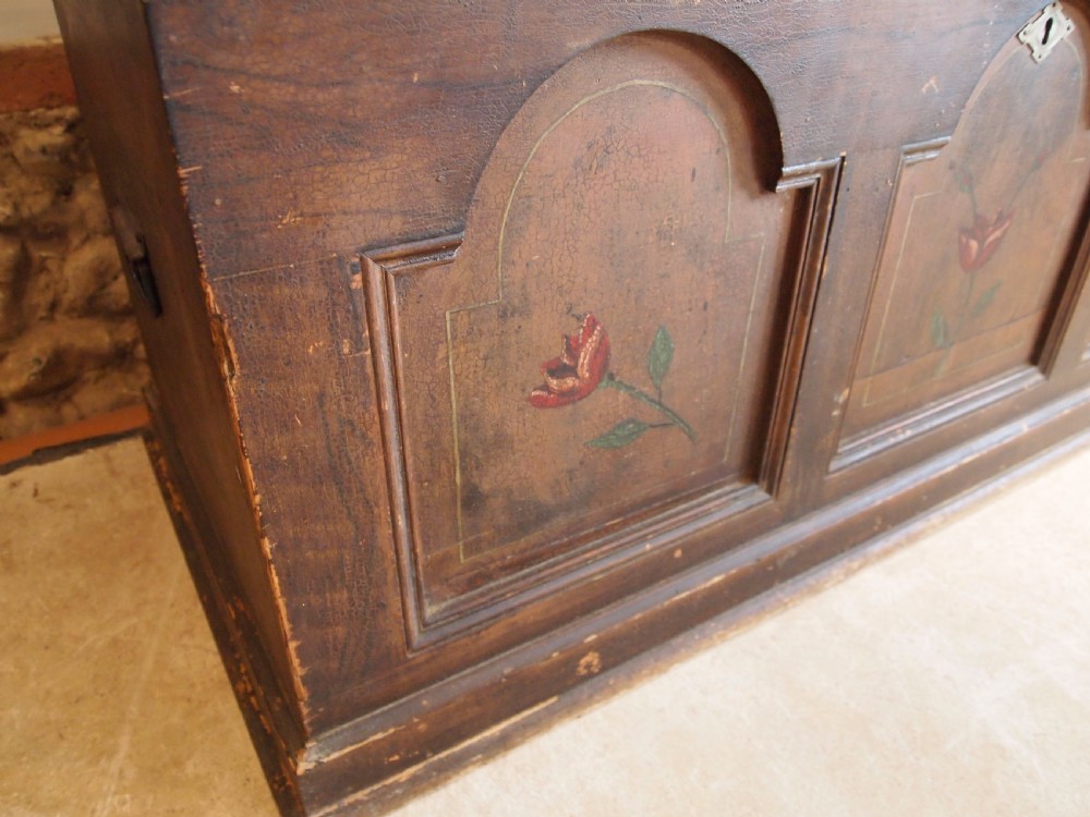 Coffer chest Victorian c1880 View II
