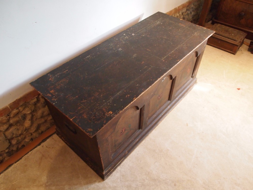 Coffer chest Victorian c1880 View IV
