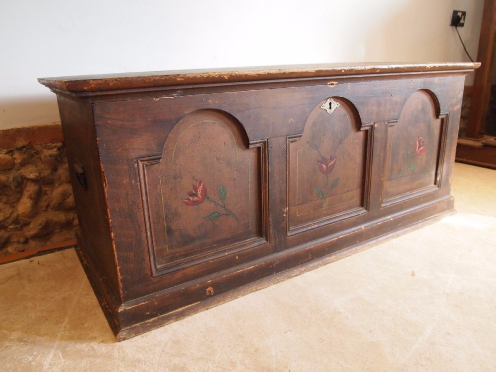 Coffer chest Victorian c1880 View VI