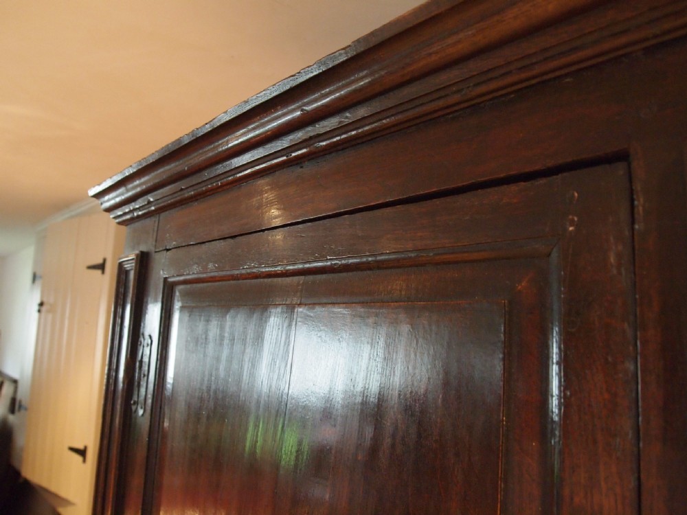 Wardrobe Cupboard Queen Anne Oak c1710 View IX