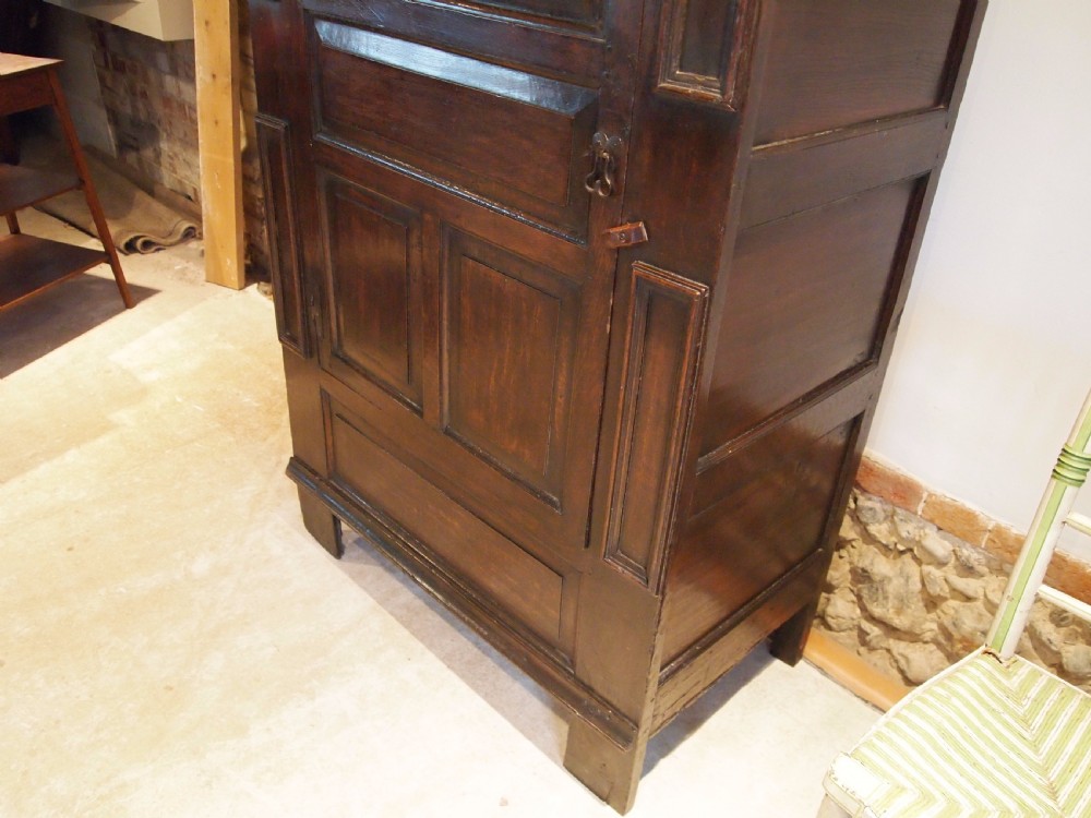 Wardrobe Cupboard Queen Anne Oak c1710 View X