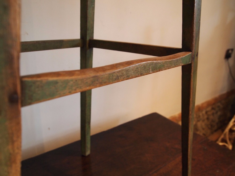Chair rare George III child's high chair c1800 View III