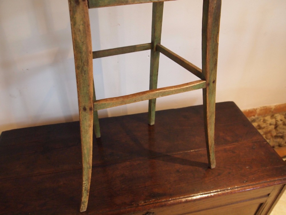 Chair rare George III child's high chair c1800 View VI