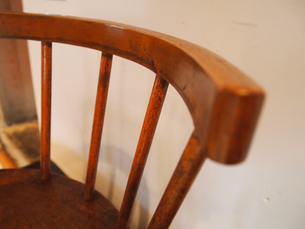 Chair Victorian child's primitive Windsor chair c1880 View VI