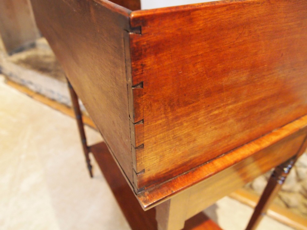 Table hall console side lamp George IV Mahogany c1825 View VI