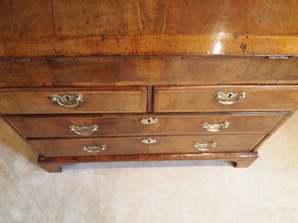 Bureau George II Walnut 36 inches wide Eccles Hall Norfolk c1740 View IV