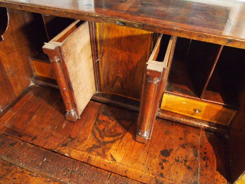 Bureau George II Walnut 36 inches wide Eccles Hall Norfolk c1740 View V