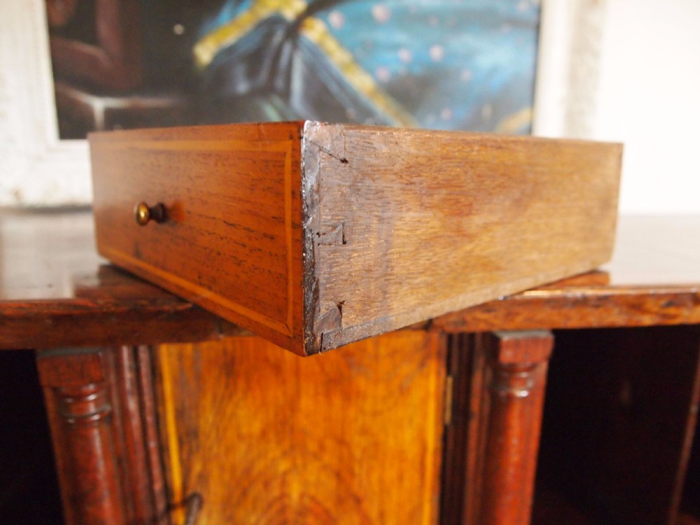 Bureau George II Walnut 36 inches wide Eccles Hall Norfolk c1740 View VII