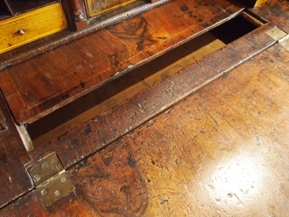 Bureau George II Walnut 36 inches wide Eccles Hall Norfolk c1740 View VIII