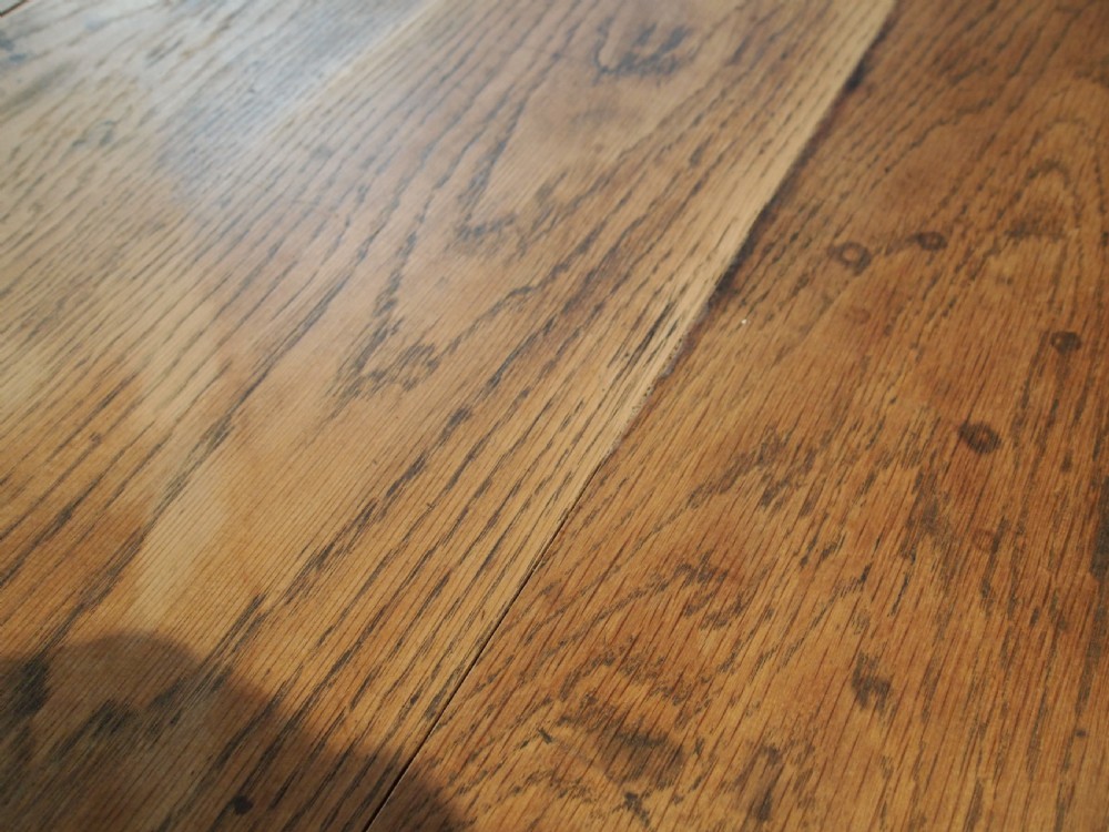 Table refectory Norfolk farmhouse dining Oak seats 10 c1910 View II