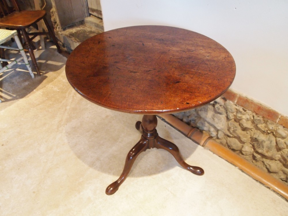 Table George III Cuban Mahogany birdcage side hall lamp c1790 View IX