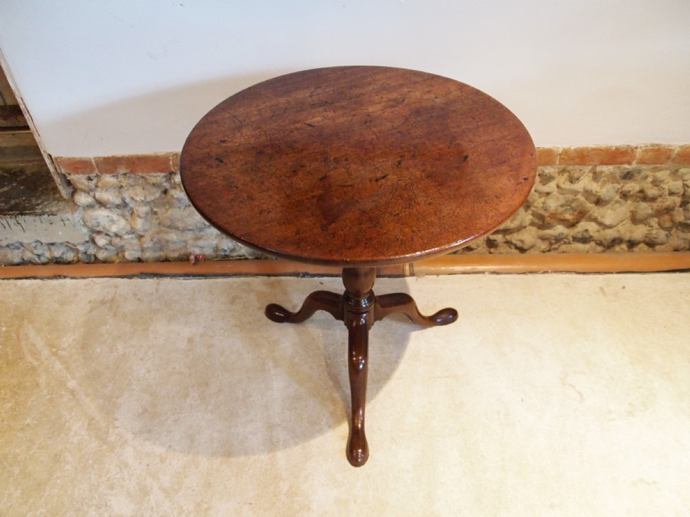 Table George III Cuban Mahogany birdcage side hall lamp c1790 View XII