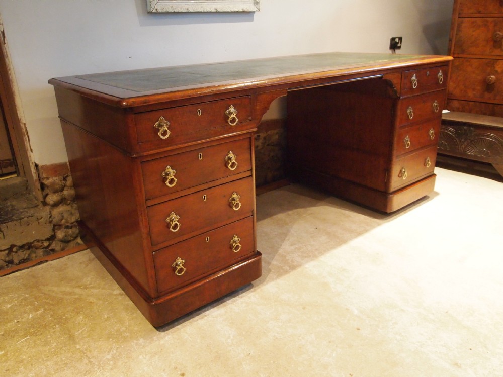 Desk Victorian Mahogany arts and crafts 3 part c1880 View IX