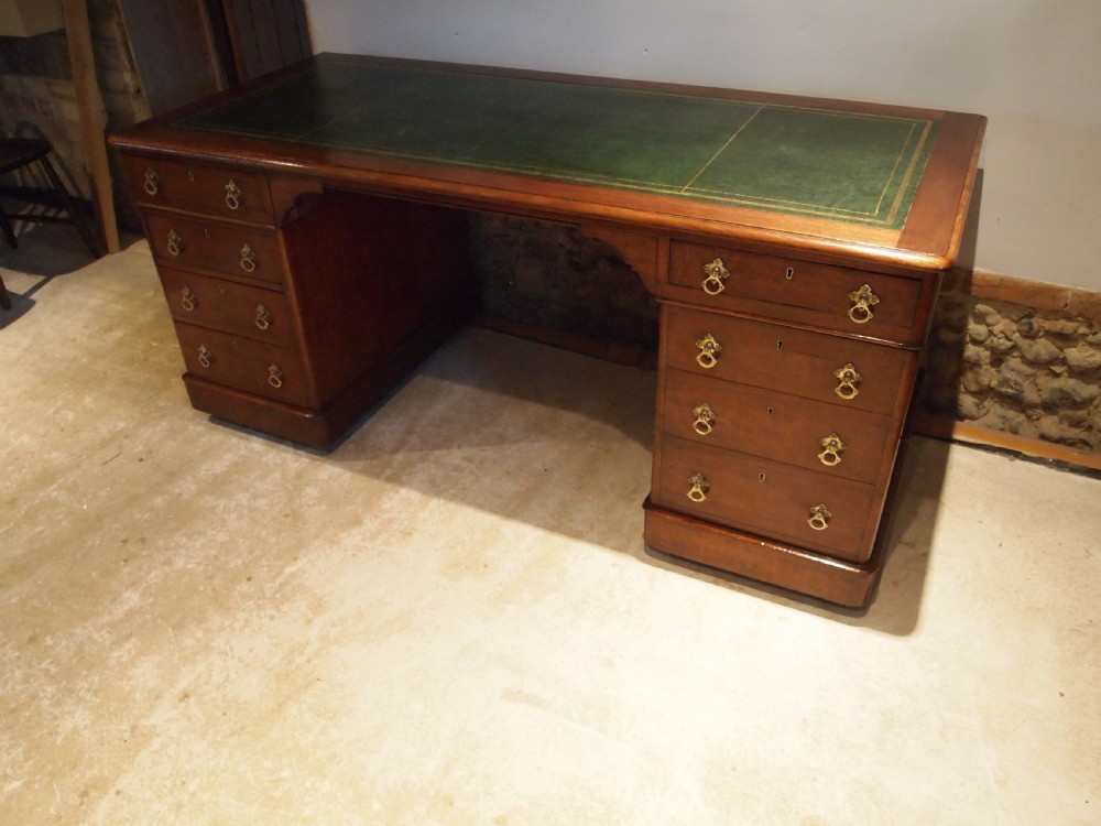 Desk Victorian Mahogany arts and crafts 3 part c1880 View XI