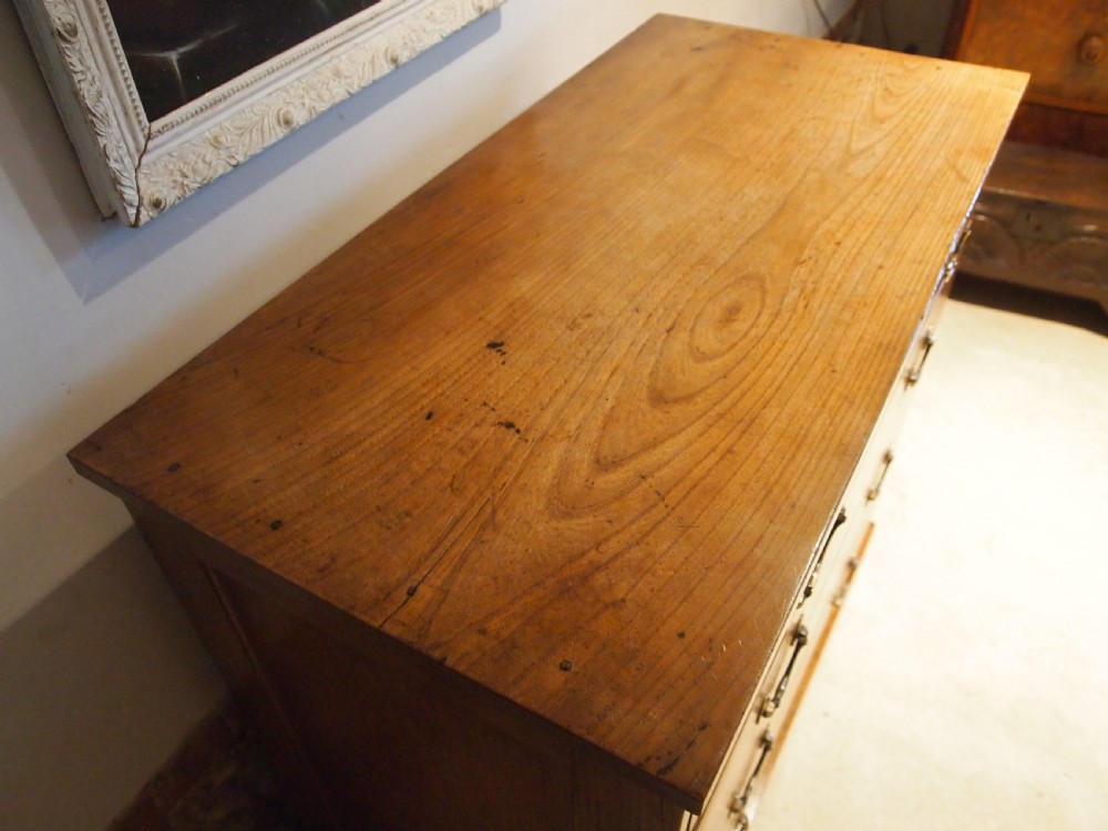 Chest of drawers rare George III Elm c1810 View IV