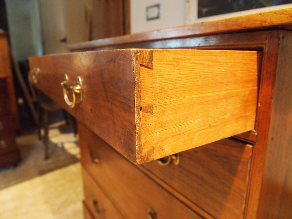 Chest of drawers rare George III Elm c1810 View V
