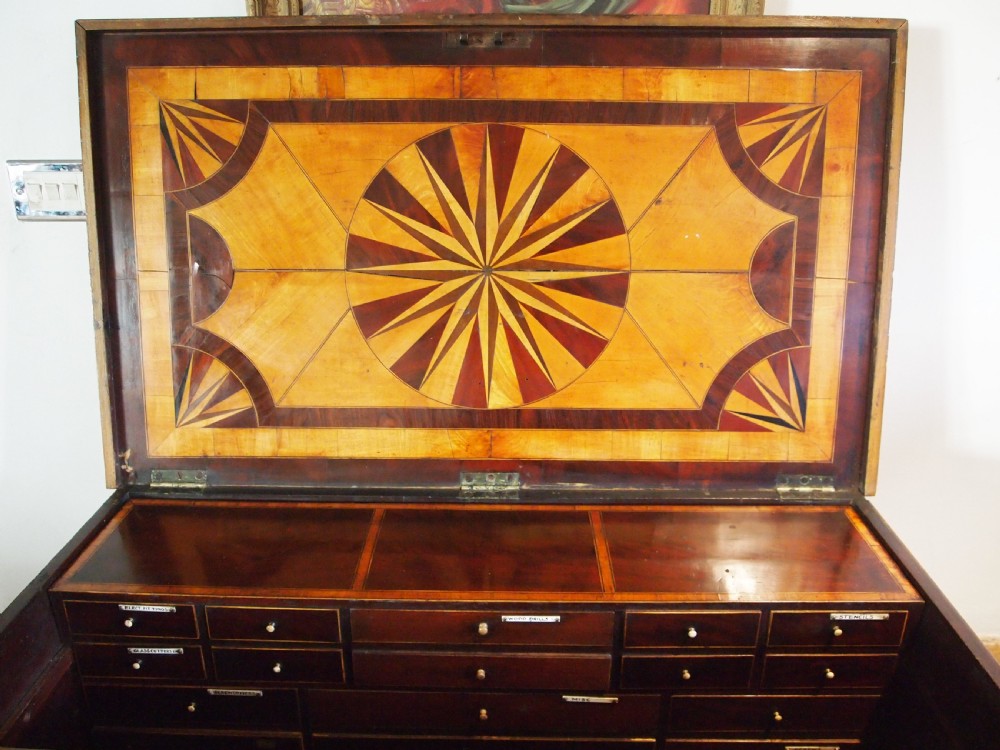 Chest rare fine George III cabinet makers tool chest c1800