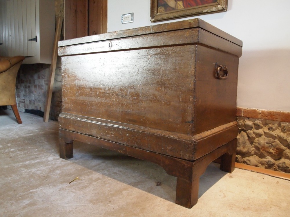 Chest rare fine George III cabinet makers tool chest c1800 View IV