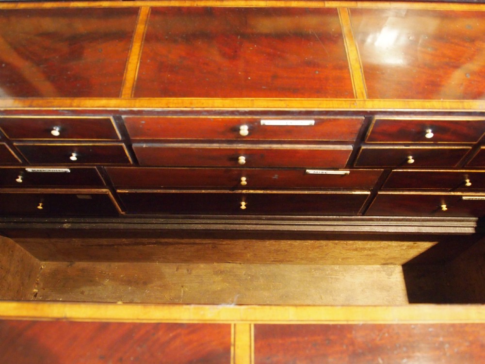 Chest rare fine George III cabinet makers tool chest c1800 View VI