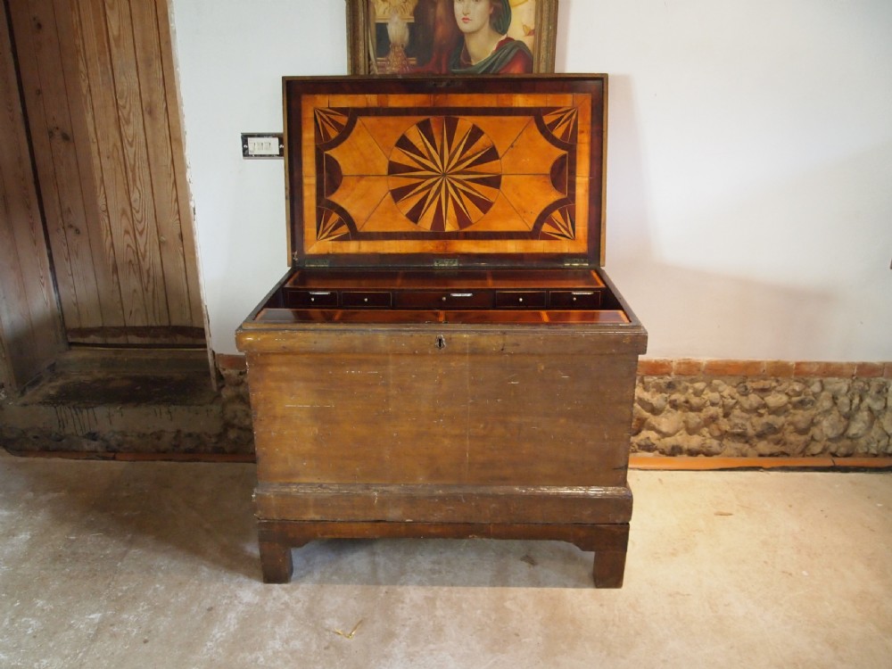 Chest rare fine George III cabinet makers tool chest c1800 View VII