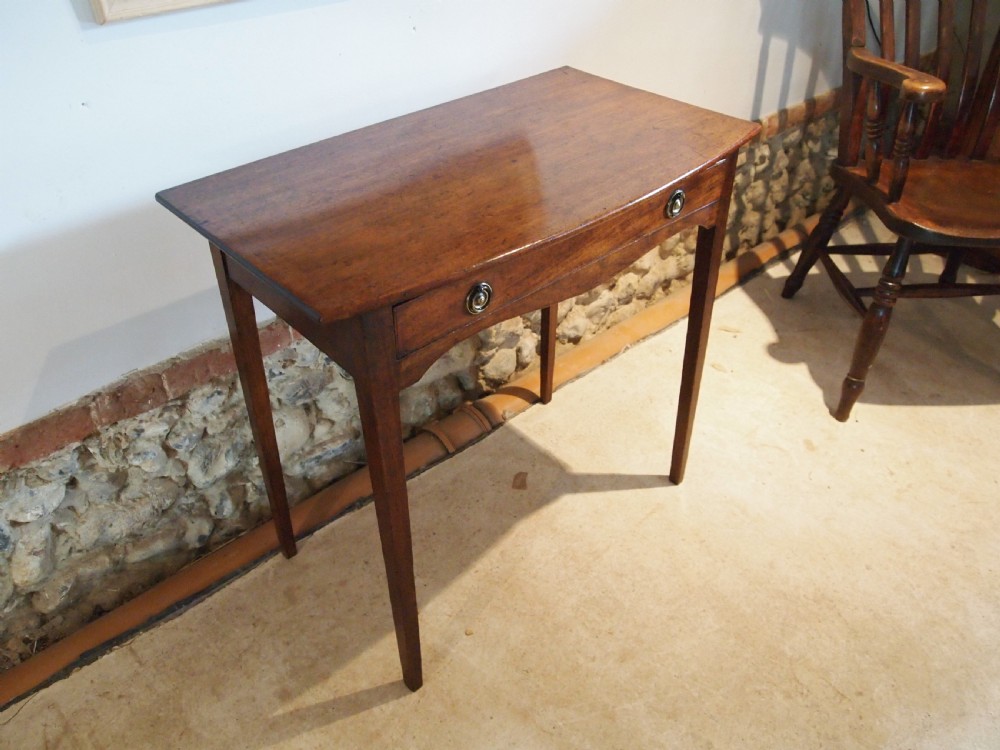 Table hall console side lamp George III Mahogany c1790