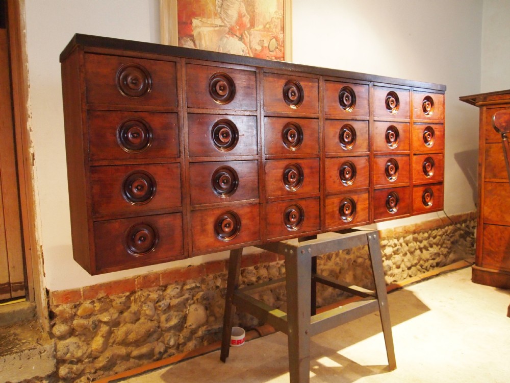 Chest of drawers apothecary chemist pharmacy Victorian Mahogany c1860