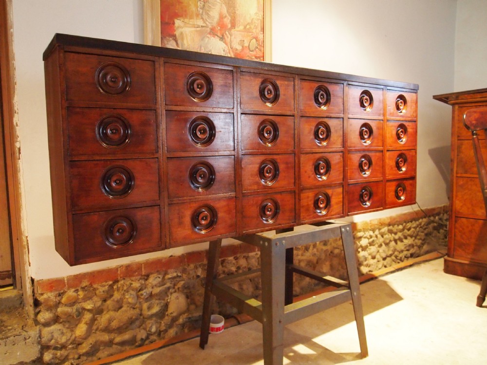 Chest of drawers apothecary chemist pharmacy Victorian Mahogany c1860 View VIII