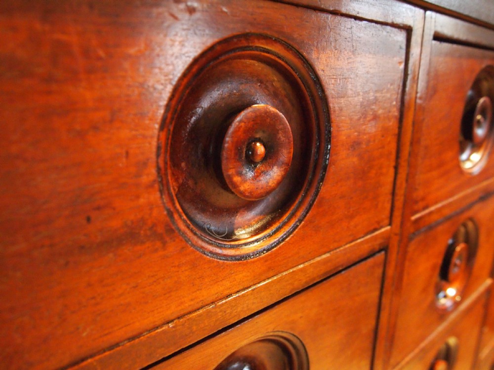 Chest of drawers apothecary chemist pharmacy Victorian Mahogany c1860 View XI