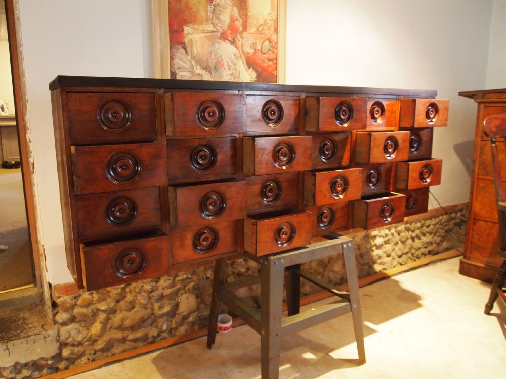 Chest of drawers apothecary chemist pharmacy Victorian Mahogany c1860 View XII