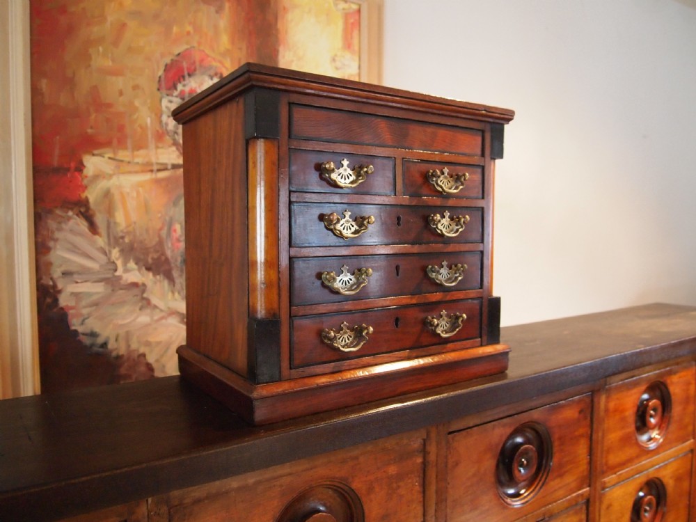 Chest of drawers fine Victorian miniature salesman sample c1870