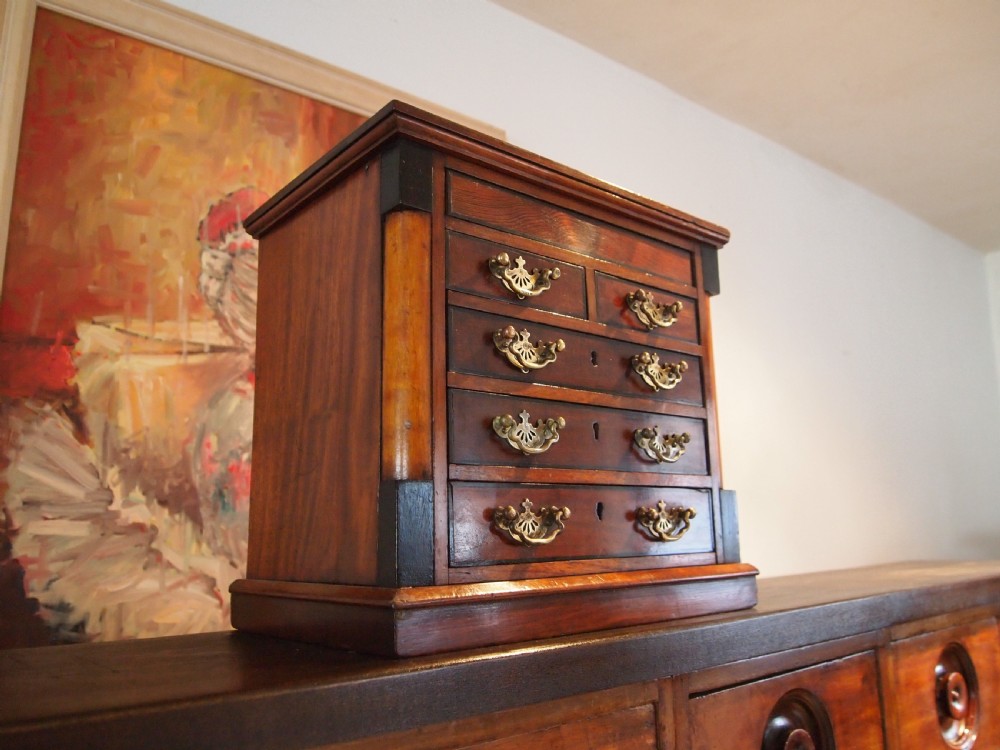 Chest of drawers fine Victorian miniature salesman sample c1870 View III