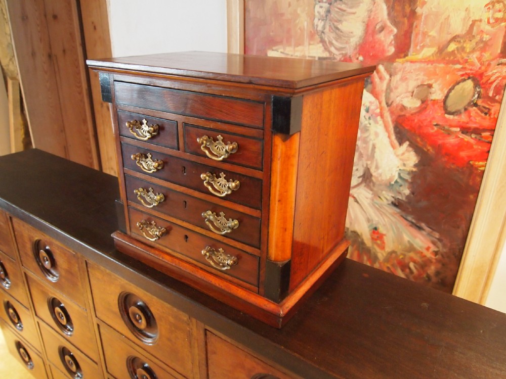 Chest of drawers fine Victorian miniature salesman sample c1870 View IX