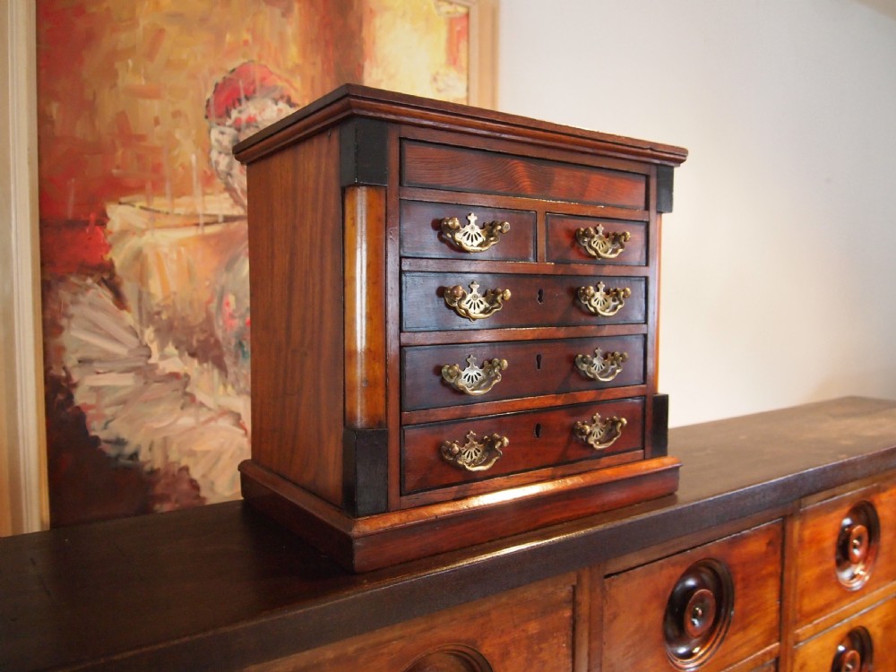 Chest of drawers fine Victorian miniature salesman sample c1870 View XII