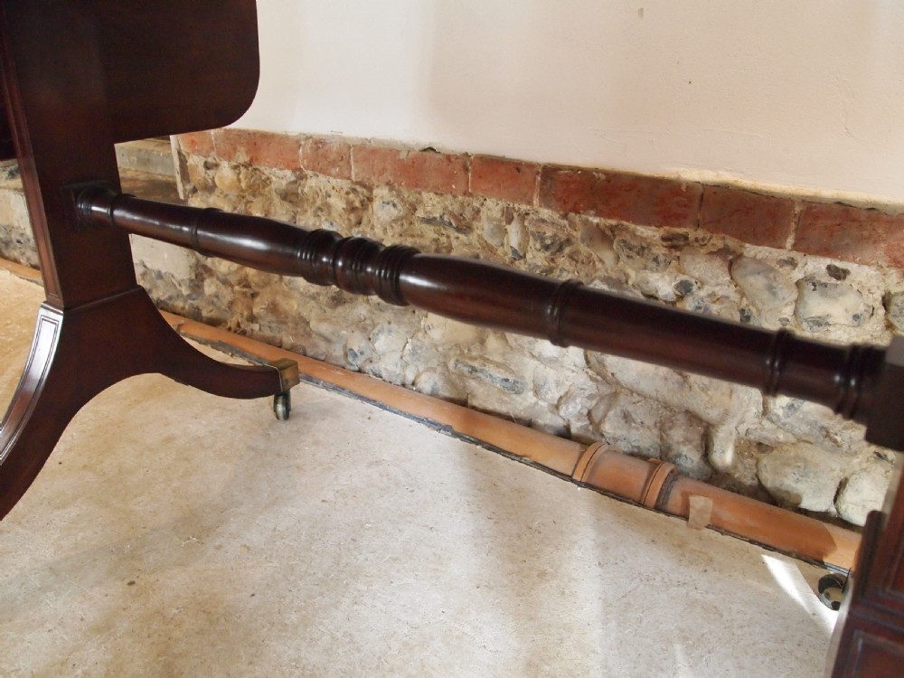 Table Victorian fine Cuban Mahogany sofa table c1840 View VIII