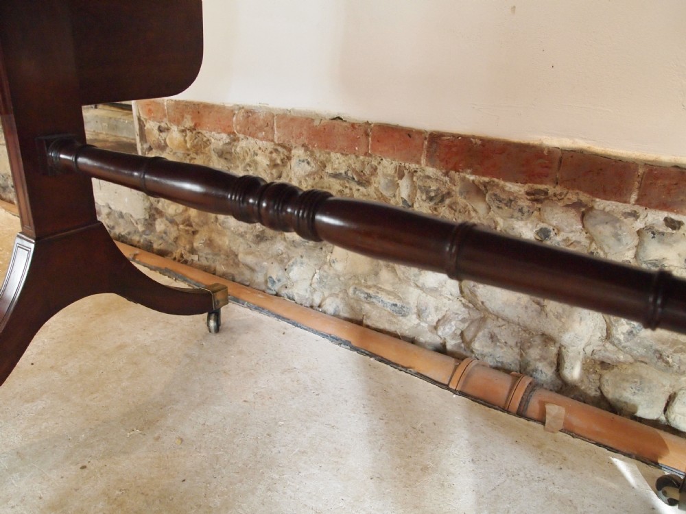 Table Victorian fine Cuban Mahogany sofa table c1840 View XI