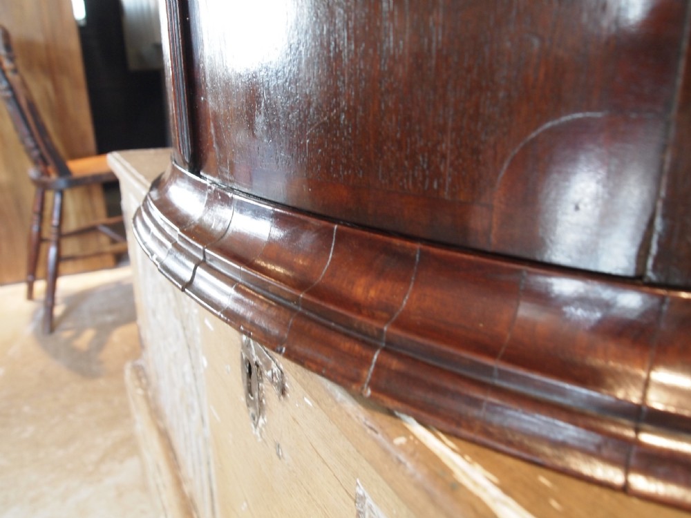 Cupboard corner George III Oak bowfront c1770 View IV