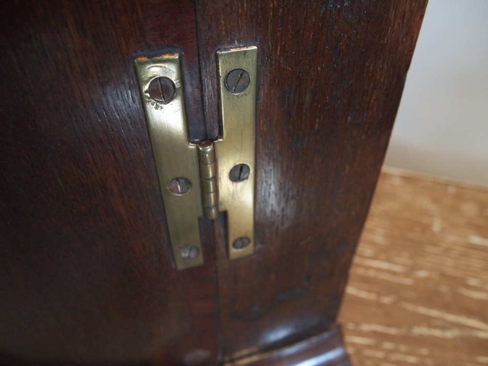 Cupboard corner George III Oak bowfront c1770 View V