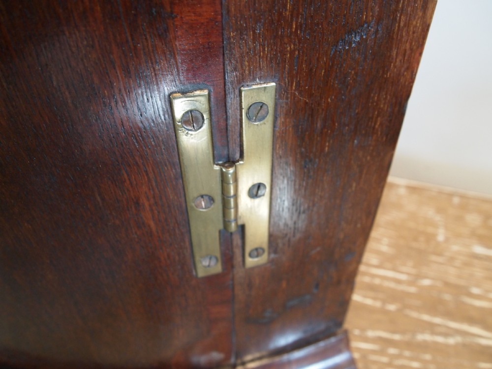 Cupboard corner George III Oak bowfront c1770 View XII