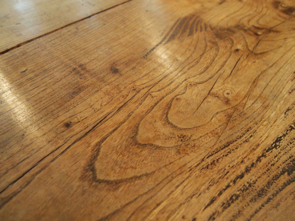 Table refectory farmhouse dining Elm c1920 View II