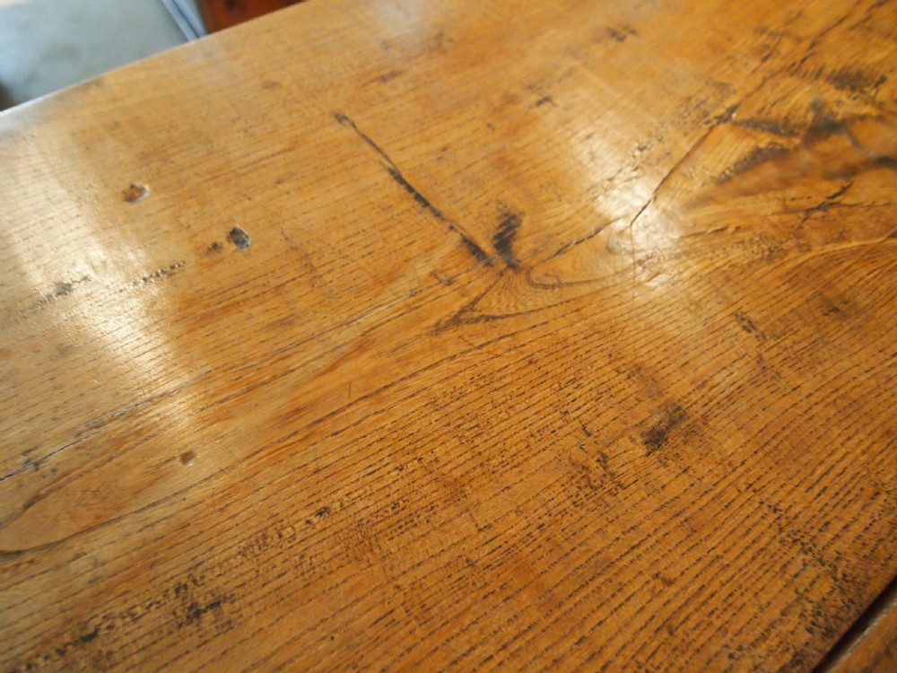 Table refectory farmhouse dining Elm c1920 View VIII