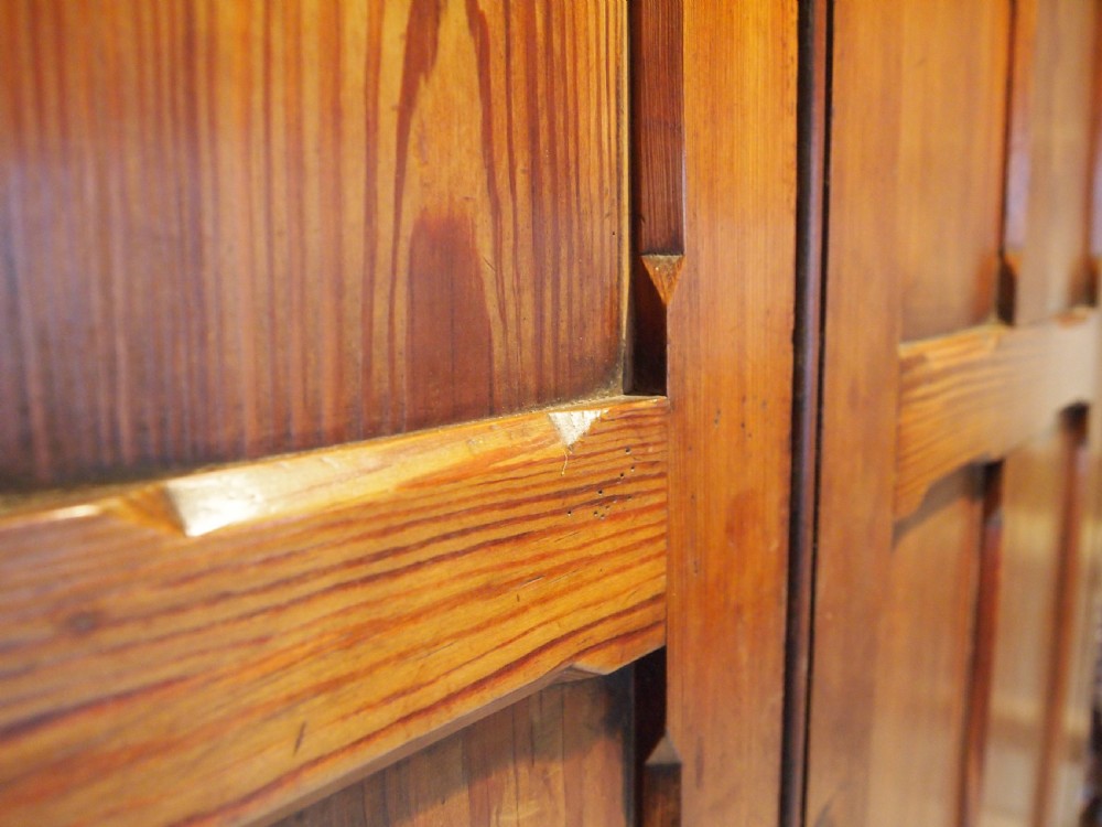 Cupboard pantry larder shoe house keepers Victorian Pitch Pine c1880 View VII