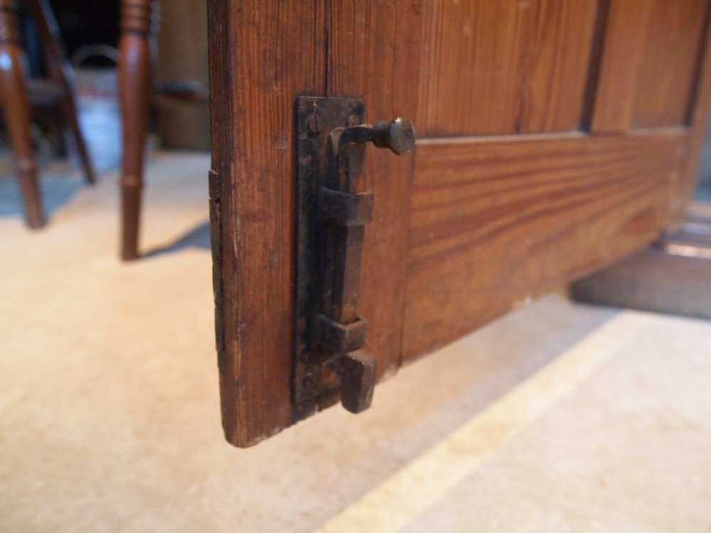 Cupboard pantry larder shoe house keepers Victorian Pitch Pine c1880 View IX