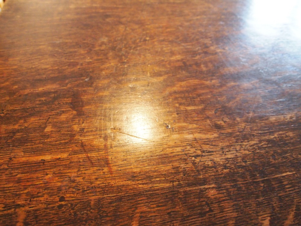 Table refectory farmhouse dining Victorian Oak c1890 View VII